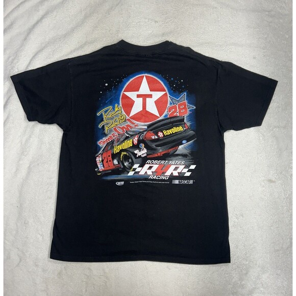 Vintage Ricky Rudd Black Double-sided T-Shirt Shirt NASCAR Chase Authentics - Picture 6 of 7